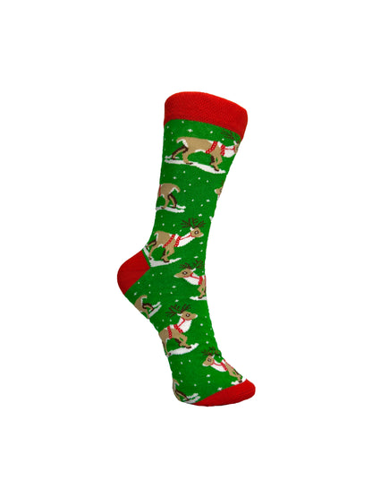 Reindeer Gala Christmas Socks