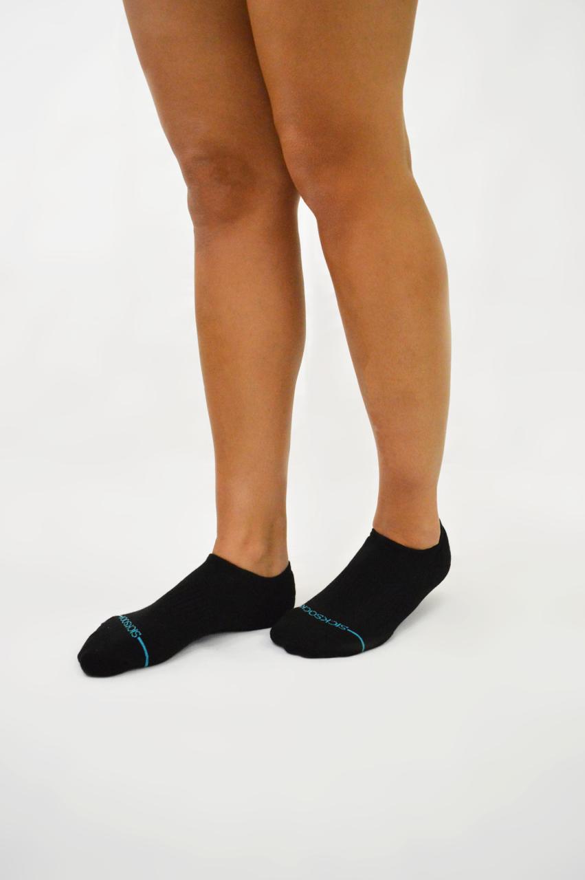 Cushioned Ankle Socks Black/Blue